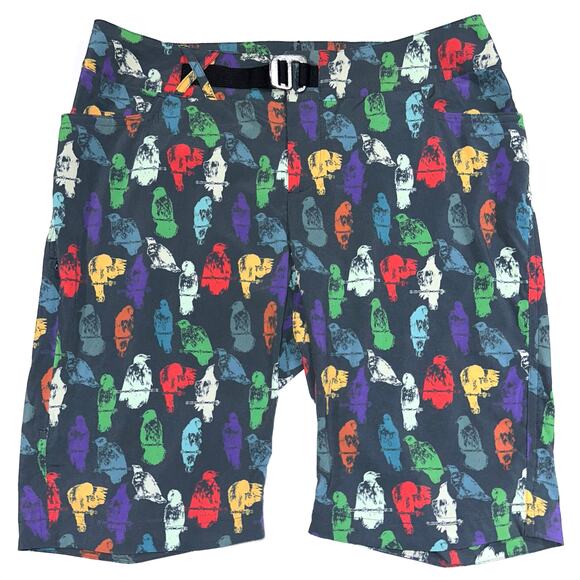 NWT Pearl Izumi Women’s Summit Shell Mountain Bike Shorts in Purdy Birds Size 8 - Picture 1 of 16